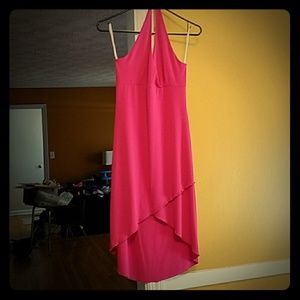 Med Pink Kona stretchy halter dress